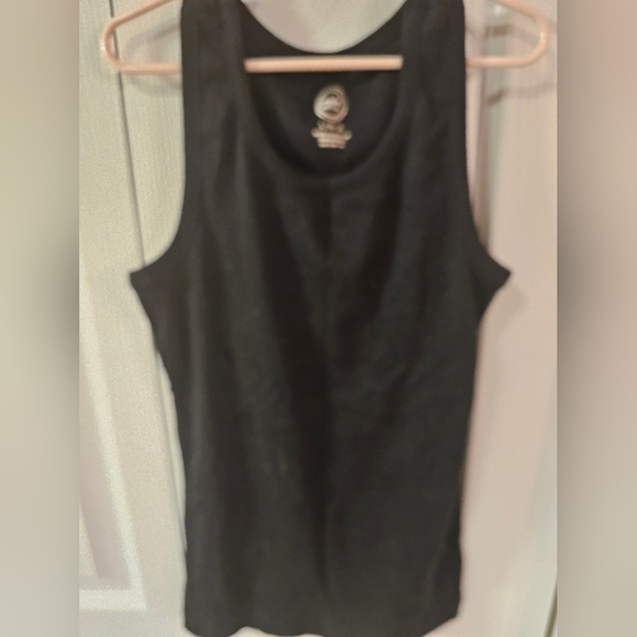 Wonder Nation Girls Size L (10-12) Black Tank Top Sleeveless Shirt - Picture 1 of 3